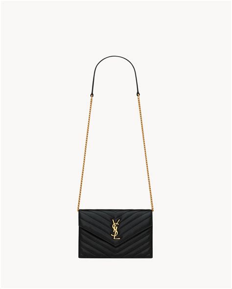 ysl cassandra portemonnaie|CASSANDRE ENVELOPE CHAIN WALLET IN LAMBSKIN.